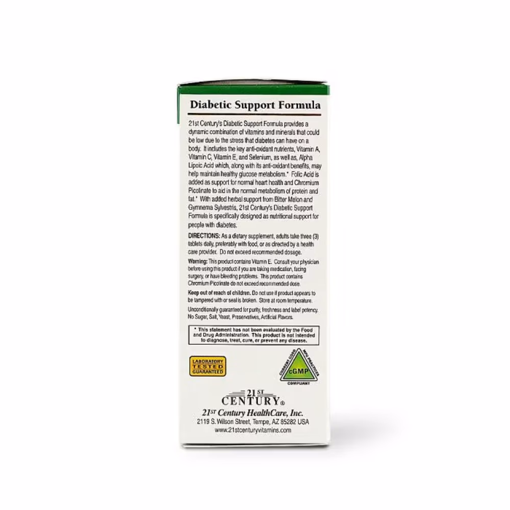 21st Century Diabetic Formula 90 Tablets 2