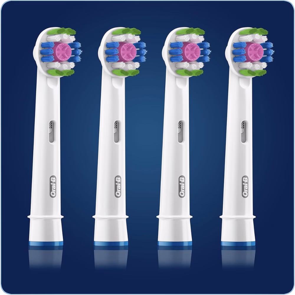 Oral-B 3D White Toothbrush Head 4S 3