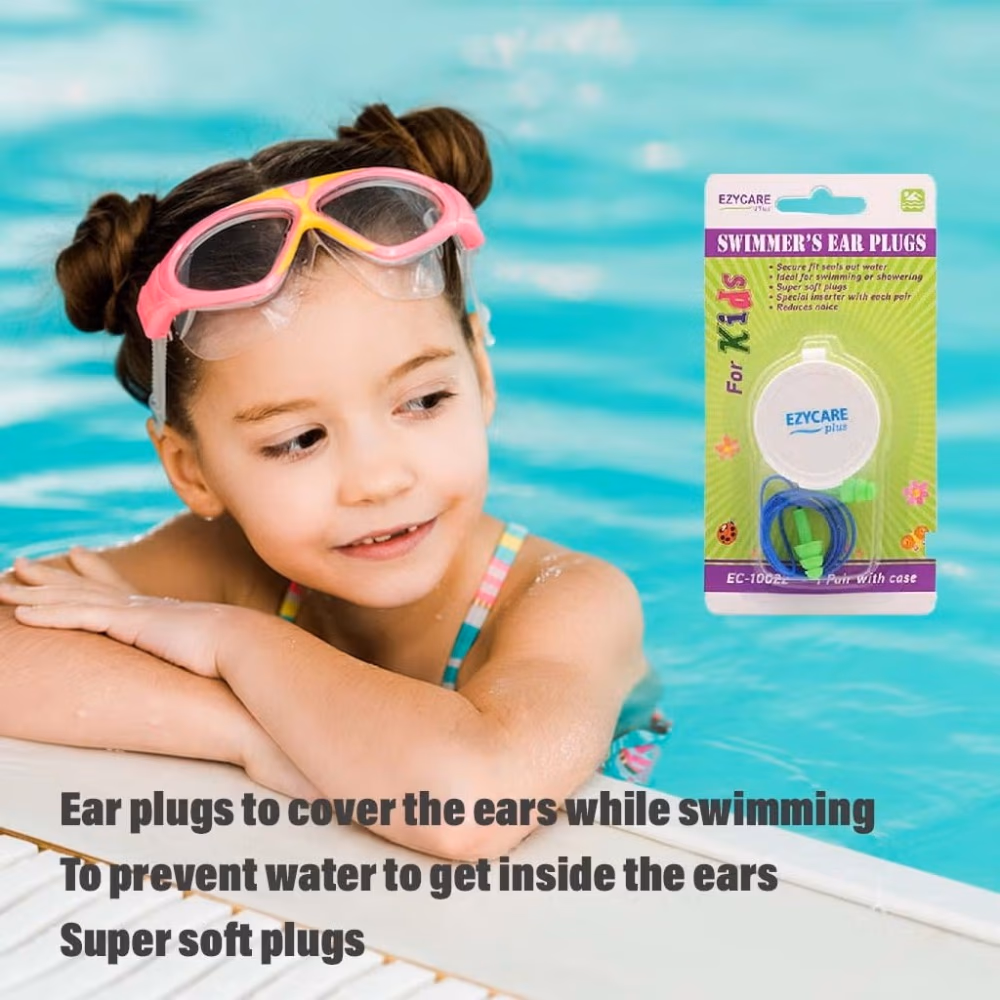 Ezycare Swimmers Ear Plugs for Kids 1 Pair 3