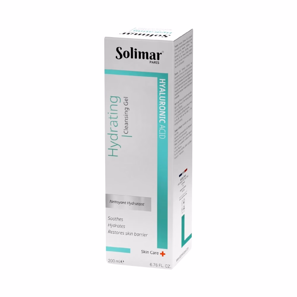 SOLIMAR Hydrating Cleansing Gel 200ml – Moisturizing & Gentle Cleanser for Dry & Dehydrated Skin 3