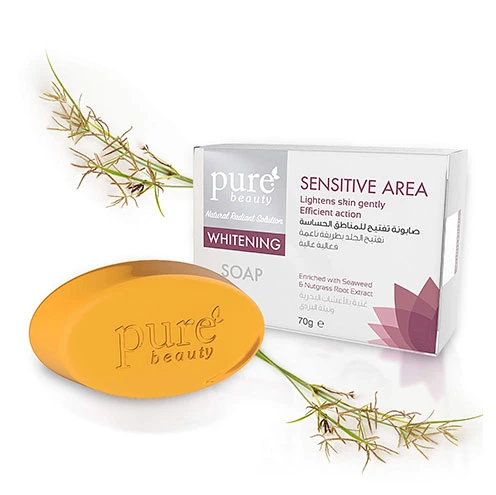 Pure Beauty Sensitive Area Whitening Soap 70gm 2