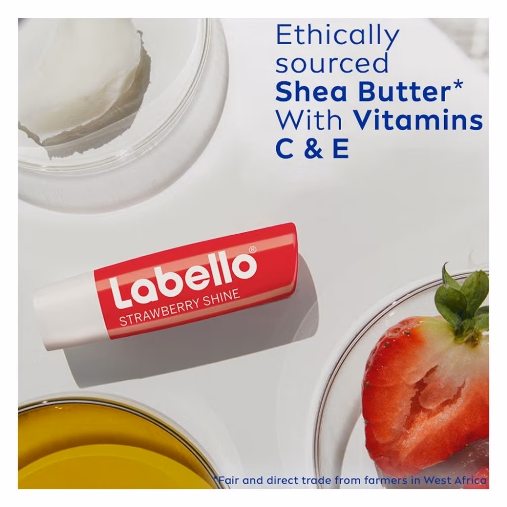 Labello Strawberry Shine Lip Balm 4.8g 4