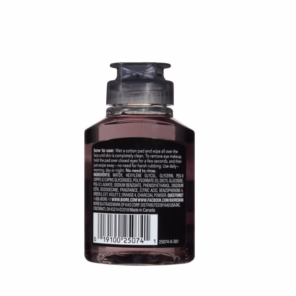 Biore Charcoal Micellar Water 75Ml 3