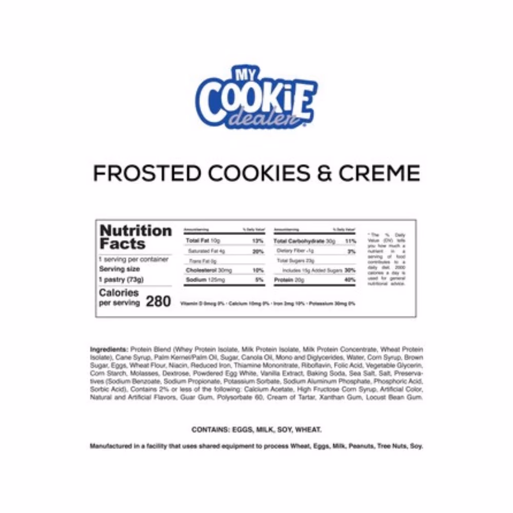 My Cookie Dealer Protein Cookie Frosted Cookies and Creme 73g 2