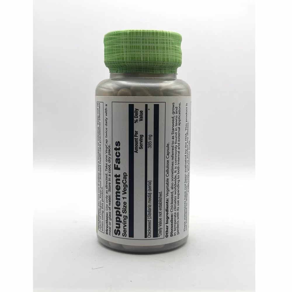 Solaray Chickweed 385mg 100 Veg Caps 3