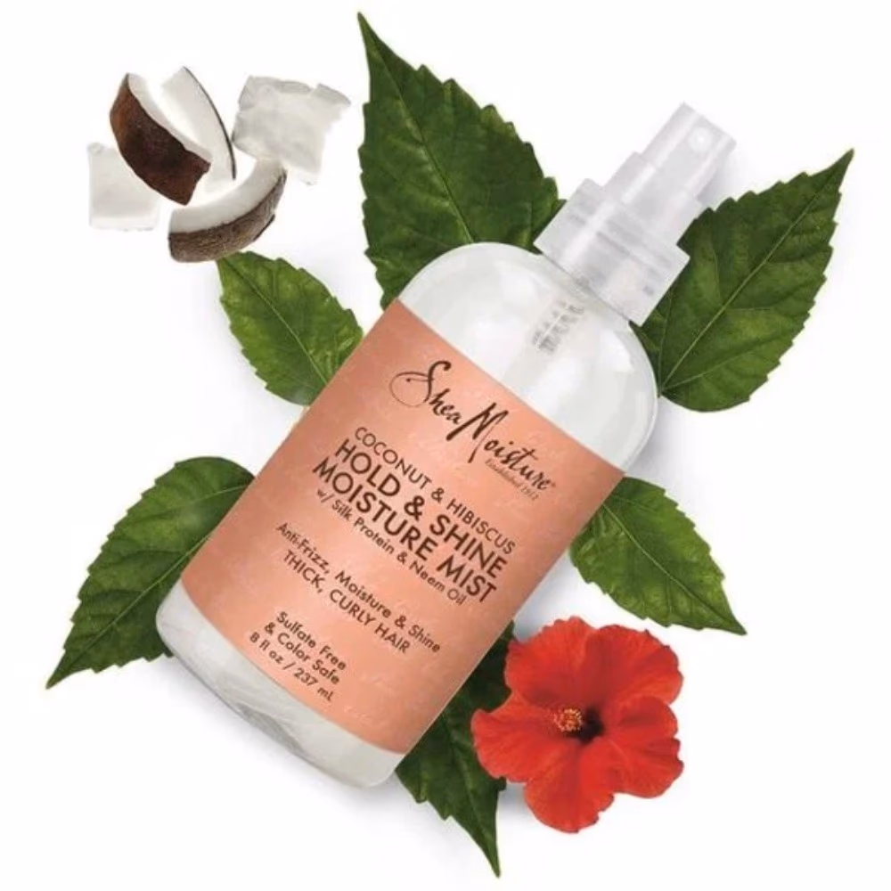 Shea Moisture Coconut and Hibiscus Hold Shine Moisture Mist 237ml 3