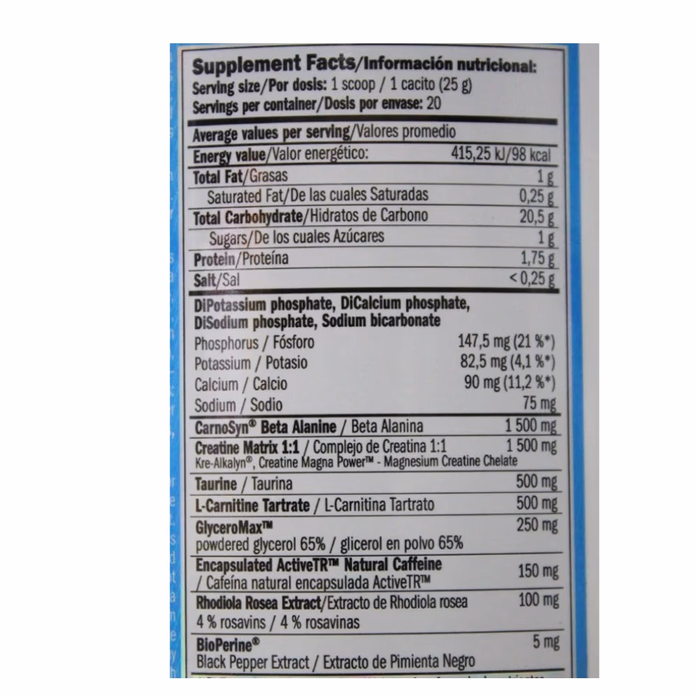 Amix Per4Max Powder Fresh Lemon Lime 500g 2