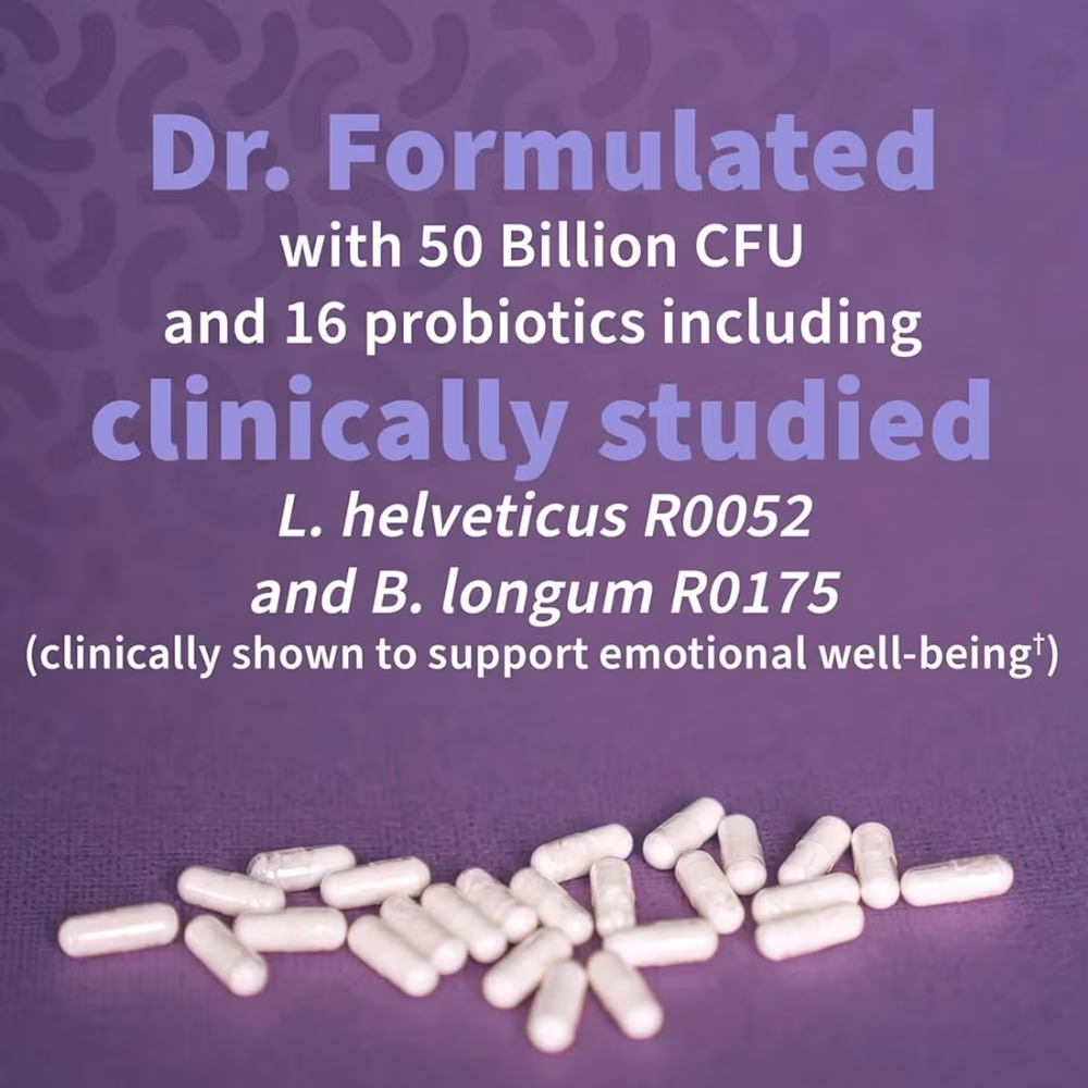 Garden Of Life Dr.Formulated Probiotics Mood+ 50Billion 16 Probiotic Strains  60 VegCapsules 3