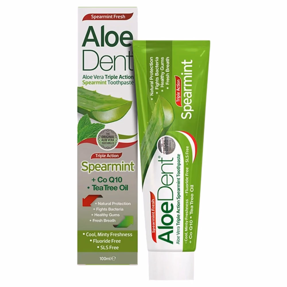 AloeDent Triple Action Spearmint Toothpaste 100ml 2