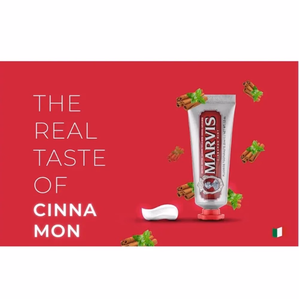 Marvis Cinnamon Mint Toothpaste 25ml 3