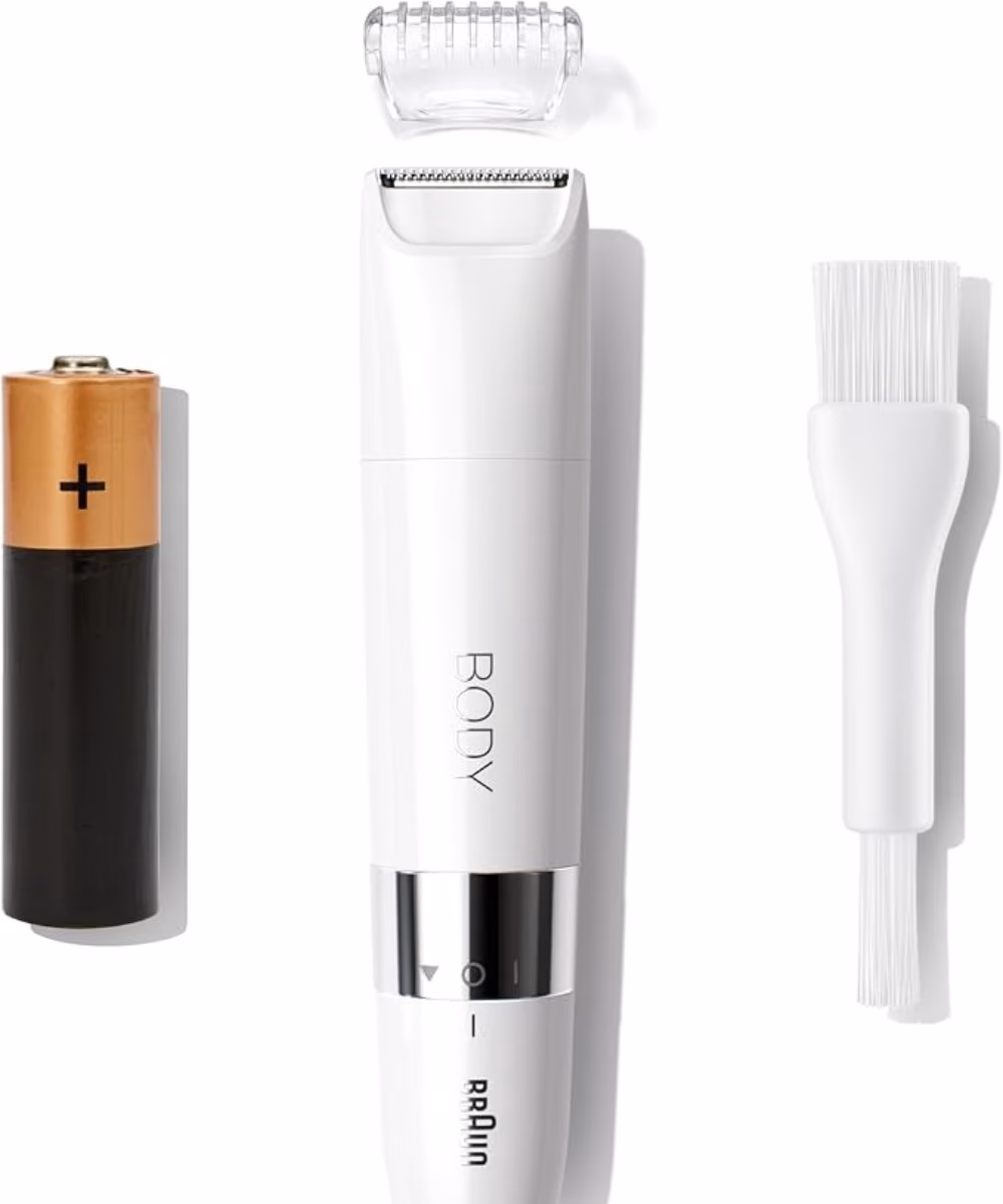 Braun Hello Body Goodbye Hair Mini Trimmer White BS1000 2