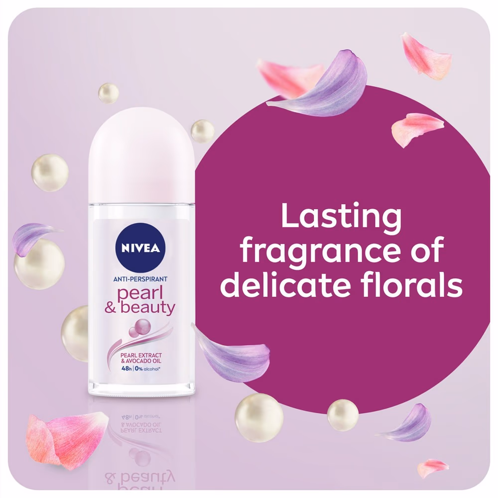 Nivea Pearl And Beauty Roll-On Deodorant 50ml 5