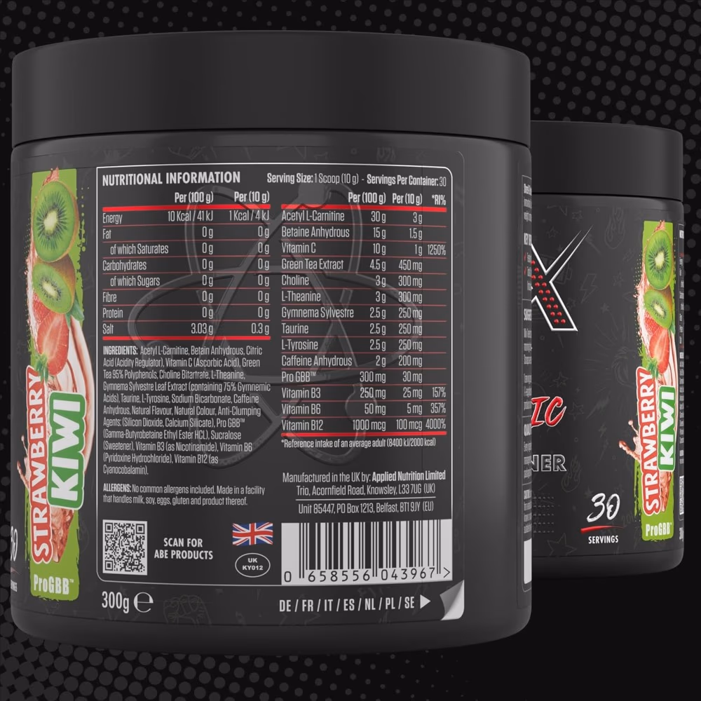 Applied Nutrition Shred X Powder Strawberry Kiwi 300g 4