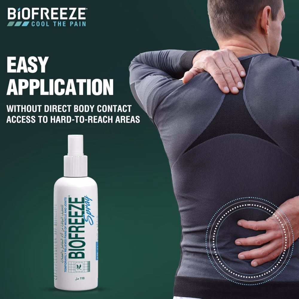 Biofreeze Pain Relief Spray 118ml 3