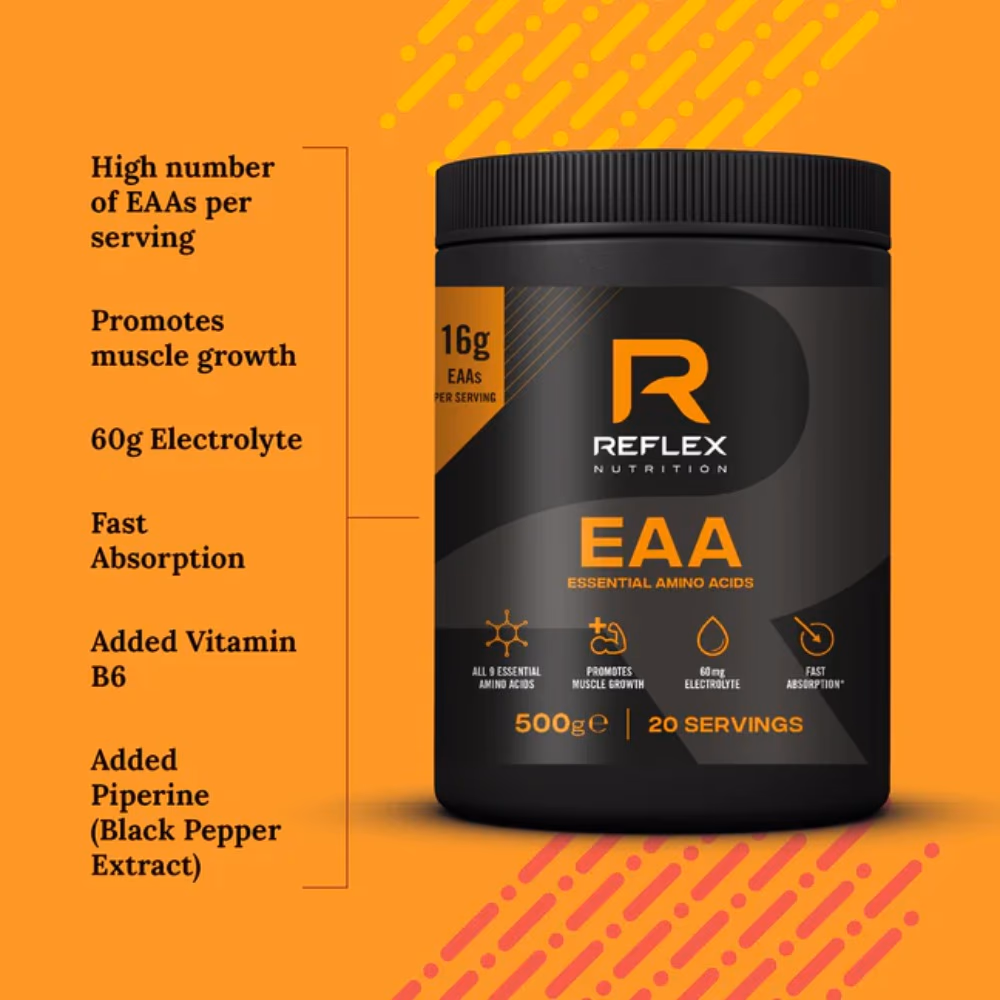 Reflex Nutrition EAA Complete Essential Amino Acids Powder Mango 500gm 2