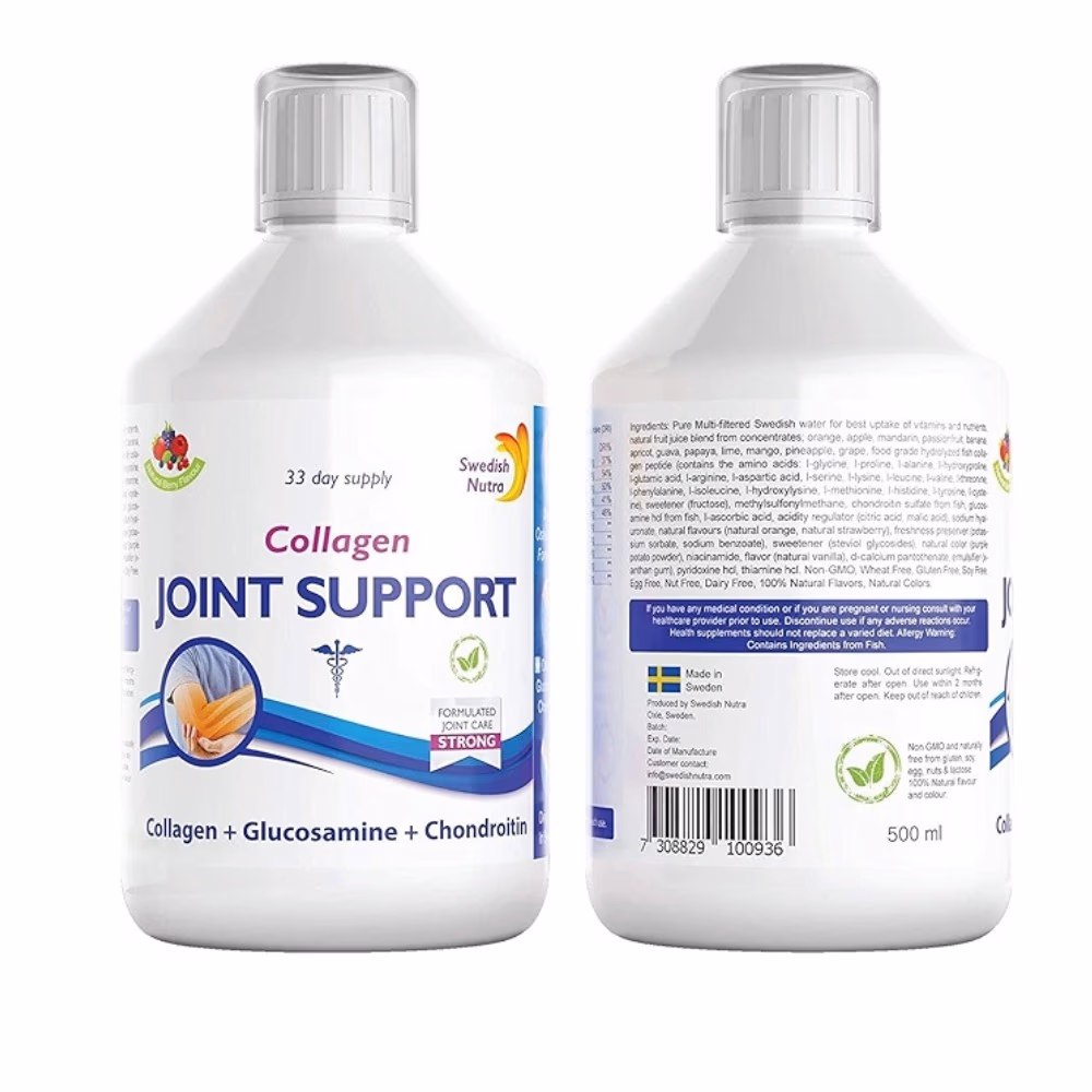 Swedish Nutra Collagen Joint Support Liquid 500ml 3