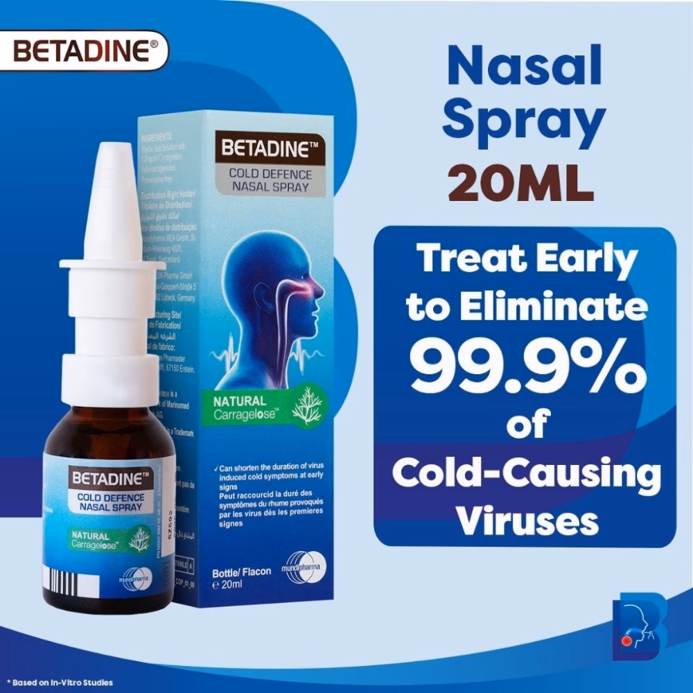 Betadine Cold Defence Adult Nasal Spray 20ml 2
