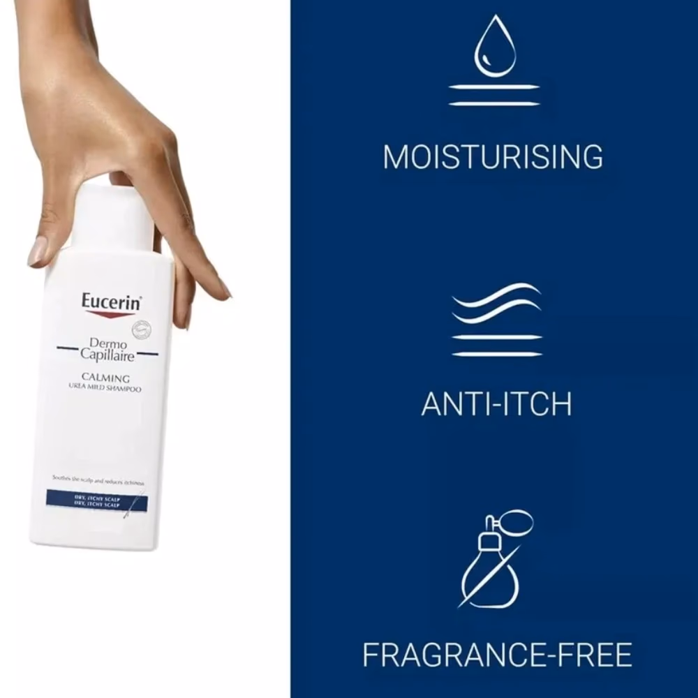 Eucerin Dermo Capillaire Calming Urea Shampoo Dry Itchy Scalp 250ml 4