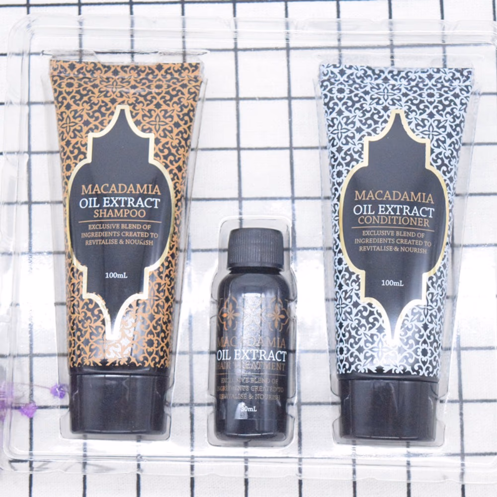 XHC Macadamia Oil Extract Shampoo , Conditioner Gift Set 4