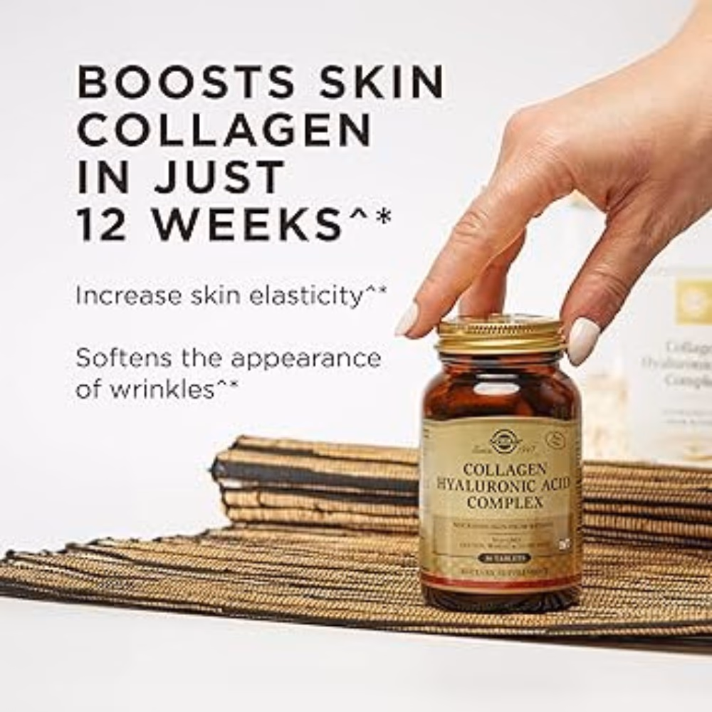 Solgar Collagen Hyaluronic Acid Complex - 30 Tablets 3