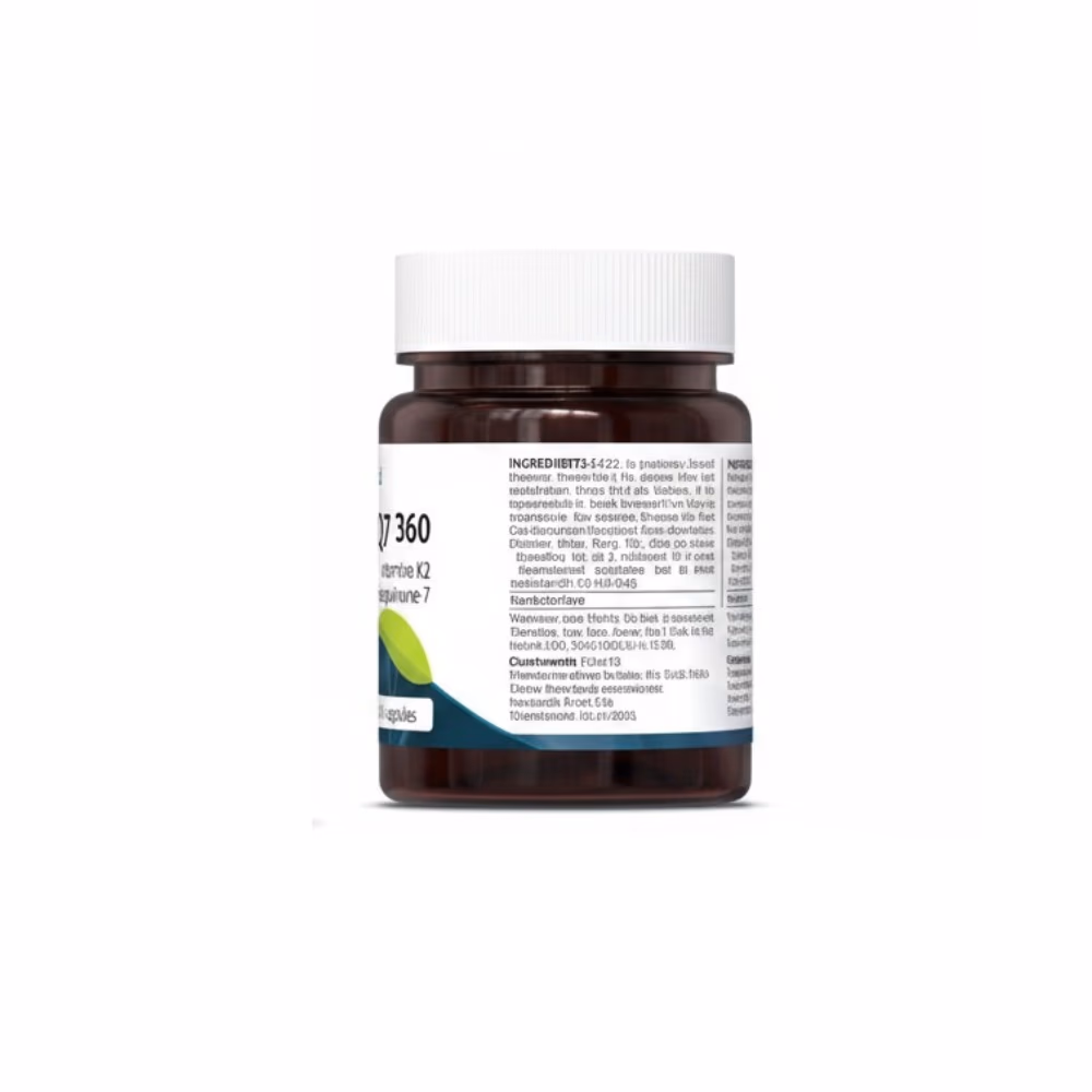 MenaQ7 360mcg 30 Capsules– Vitamin K2 (MK-7) Supplement for Bone & Heart Health 2