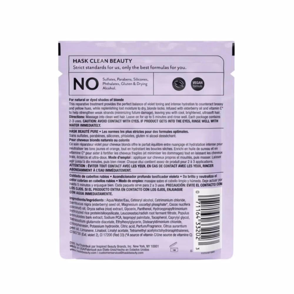 Hask Blonde Care Deep Conditioner 50g 2