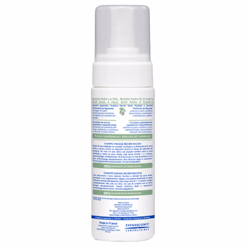 Mustela newborn foam shampoo 150ML 2