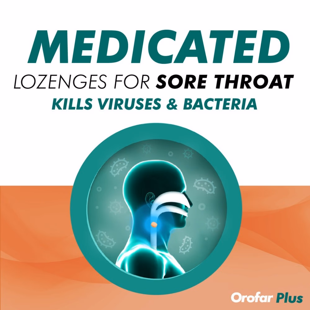 Orofar Plus Ginger Honey &amp; Lemon Lozenges 24S 4