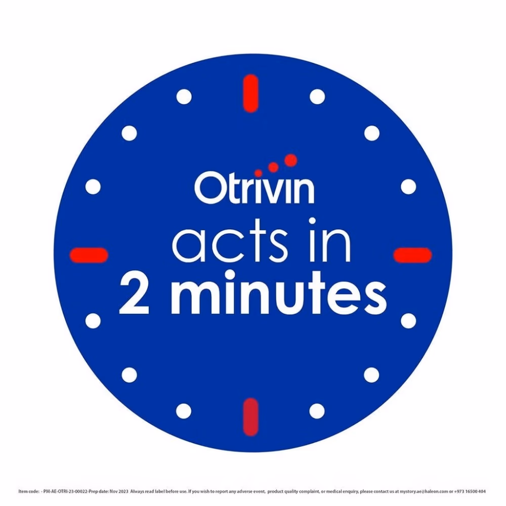 Otrivin 0.1% Adults Nasal Spray 10ml 3