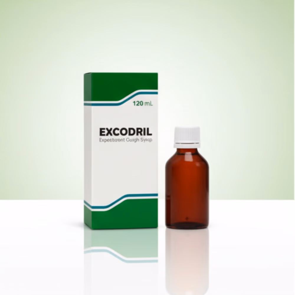 Excodril Expectorant Cough Syrup 120ml 4