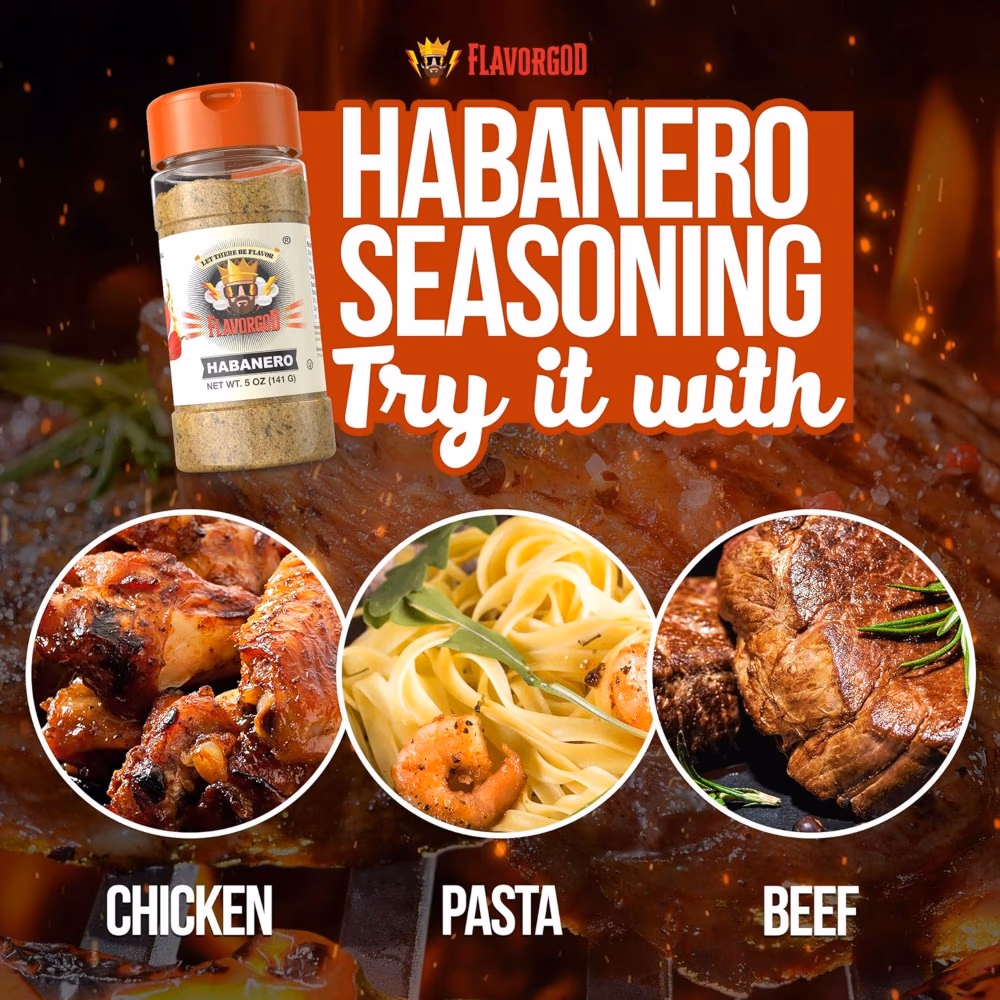 FlavorGod Spice Habanero 102g 5