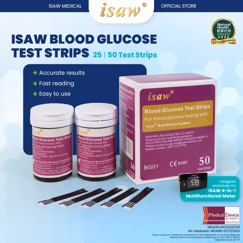 Accu-Answer iSaw Glucose Test Strips 50s 3