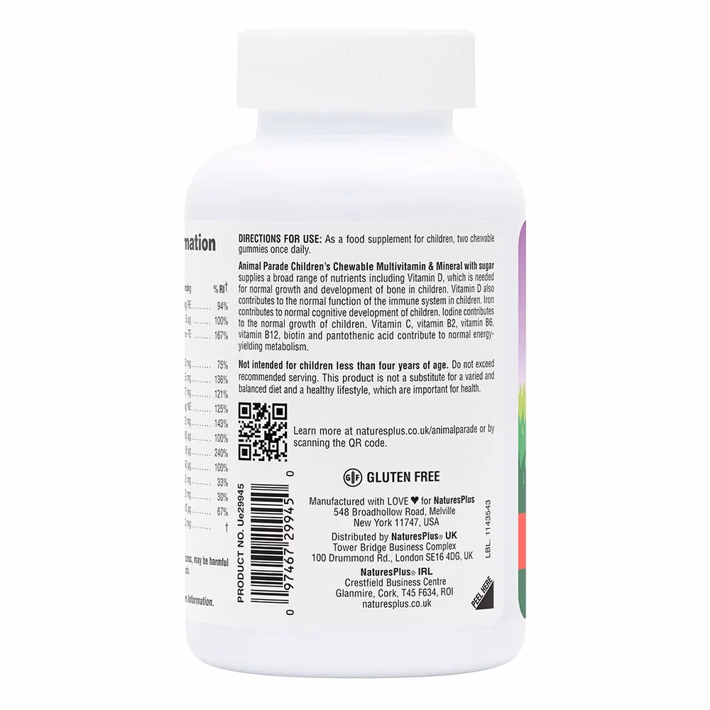 Natures Plus  Animal Parade Multivitamin Gummies Mix 90s 3