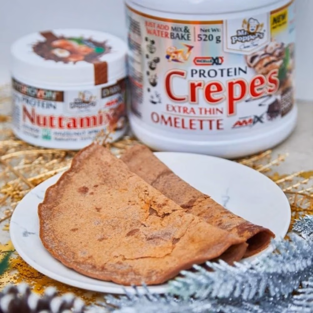 Amix Protein Crepes Extra Thin Omelette Dutch Chocolate 520g 3