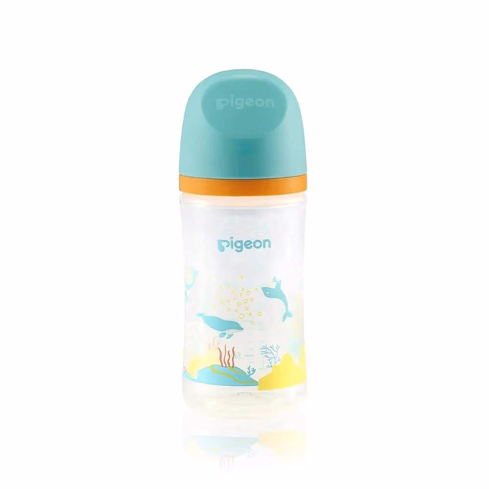 Pigeon SofTouch Plastic Bottle PAB1230 3+ Months 240ml 2