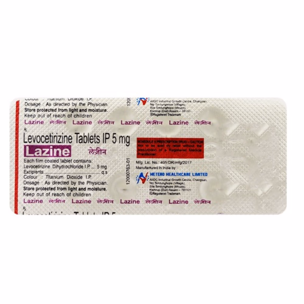 LAZINE 5MG TAB 30S 3