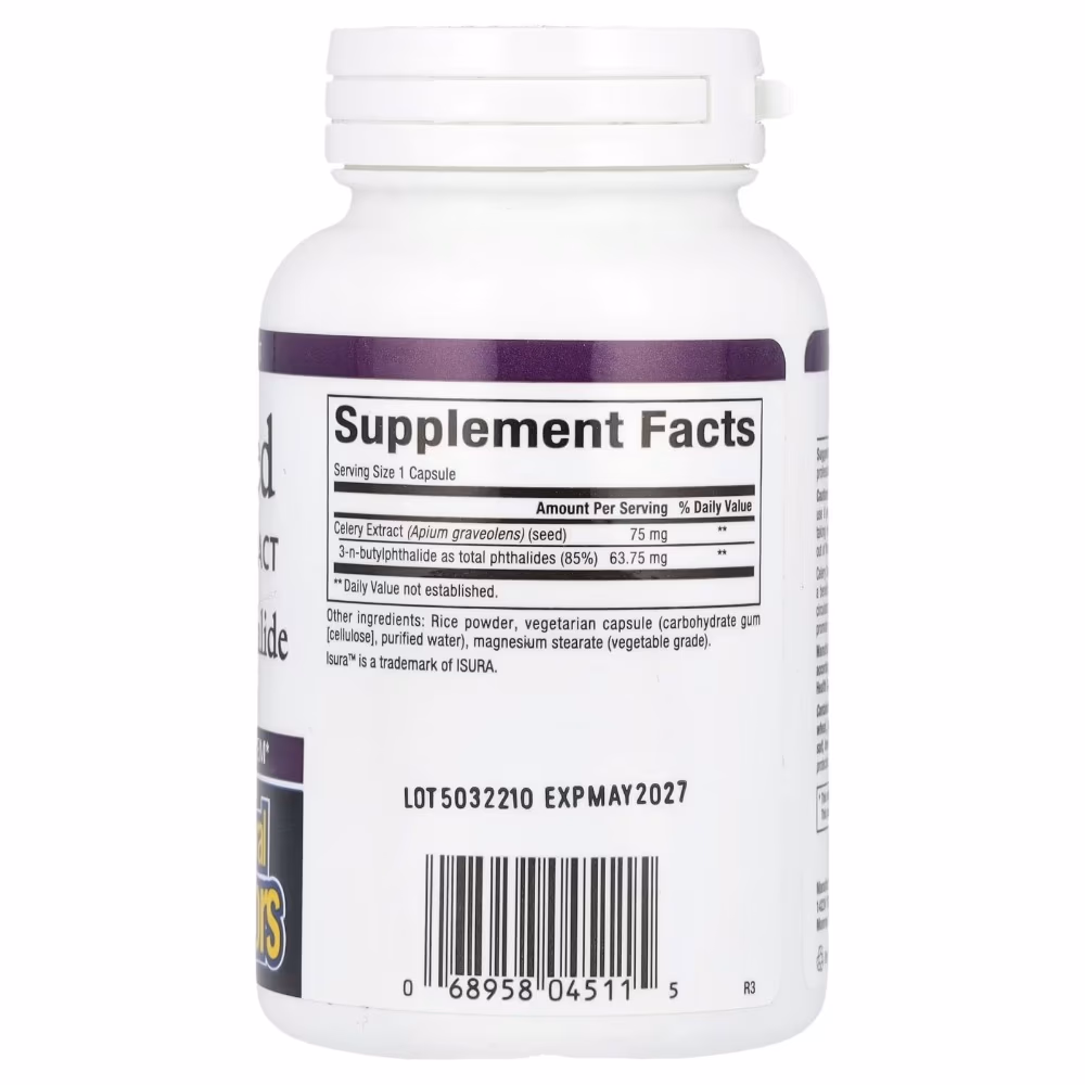 Natural Factors Celery Seed 120 Capsules 2