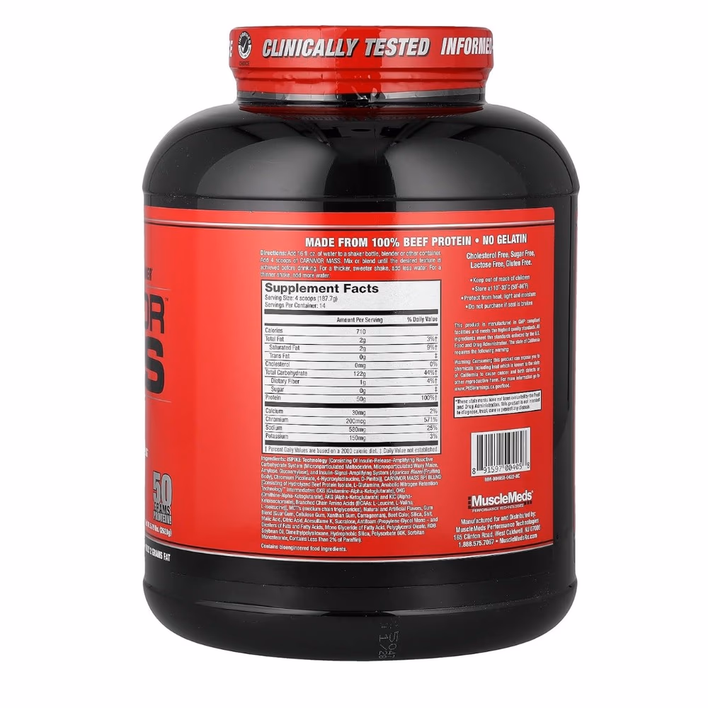 MuscleMeds Carnivor Mass Protein 5LB (14 Servings) 2