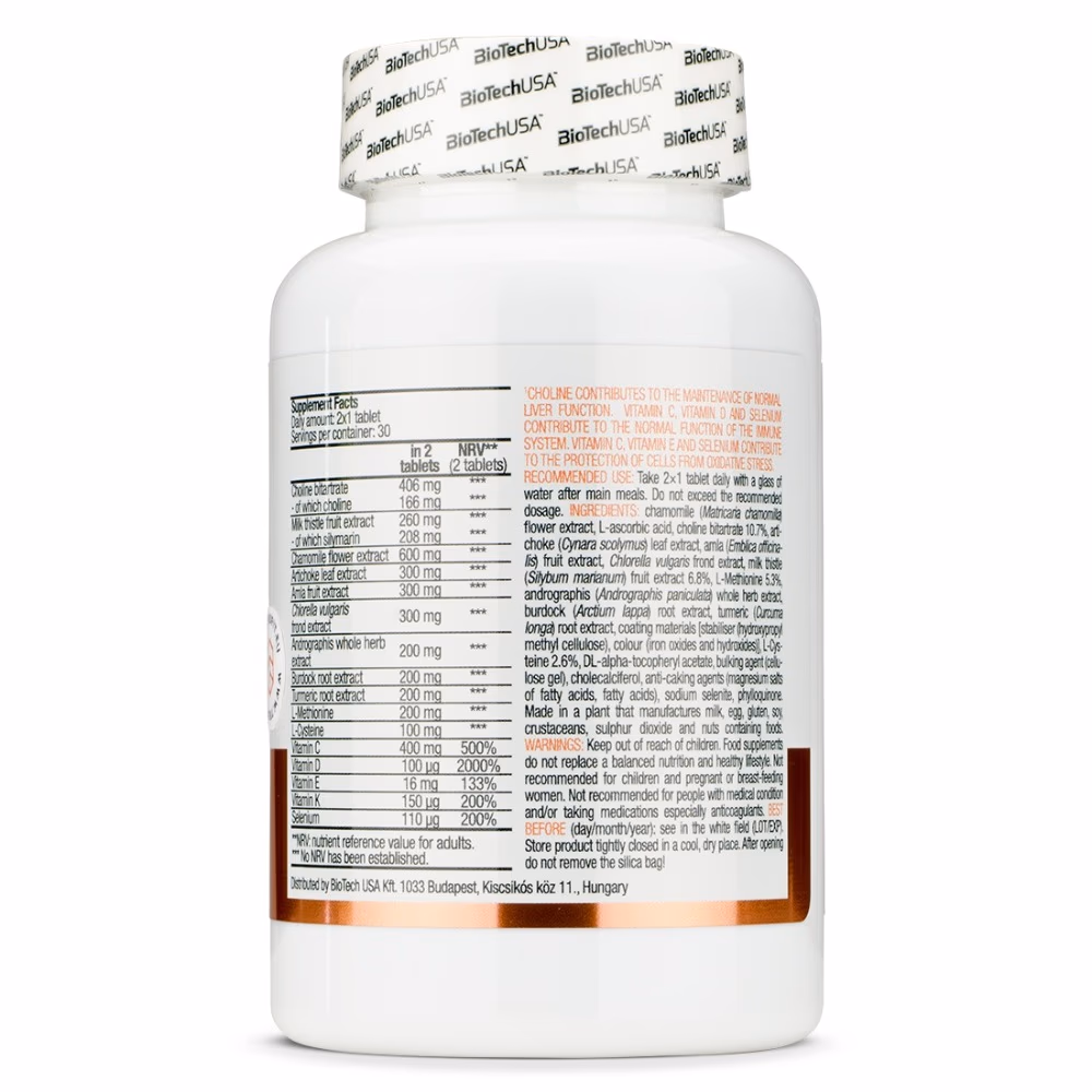 BioTechUSA Liver Aid Tablets (60 Tablets) 2