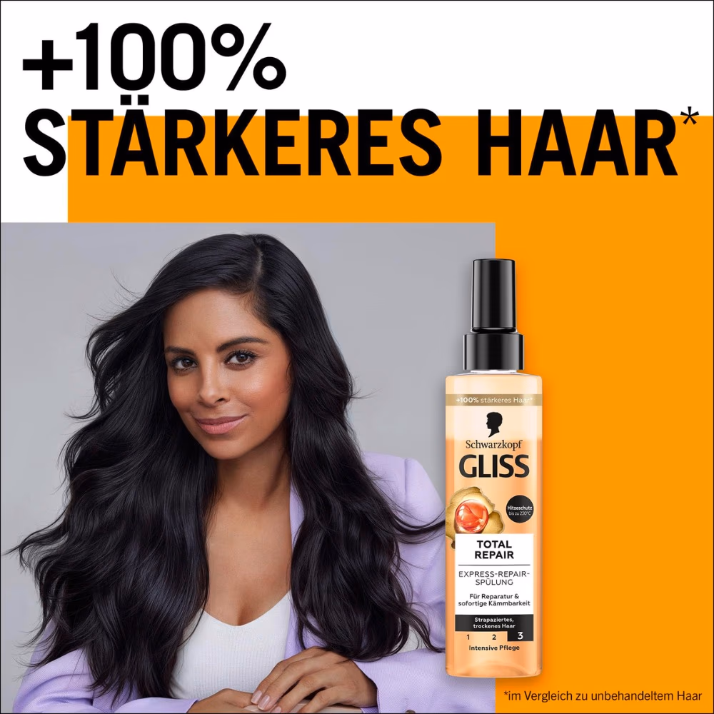 Schwarzkopf Gliss Total Repair Spray Deep 200ml 3