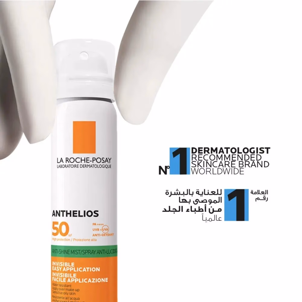 La Roche-Posay Anthelios Anti-Shine Invisible Face Mist SPF 50 75ml 3