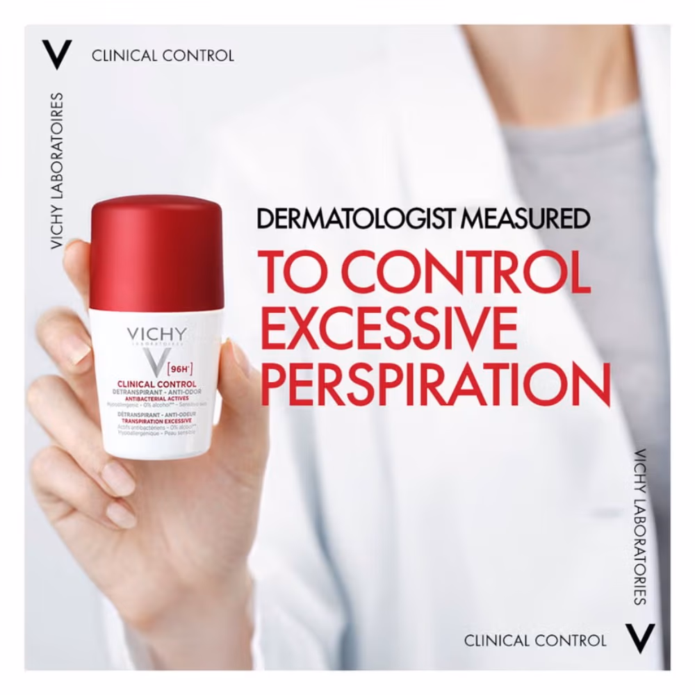 Vichy Deodorant Clinical Control 96 Hour Roll On 50ML 2