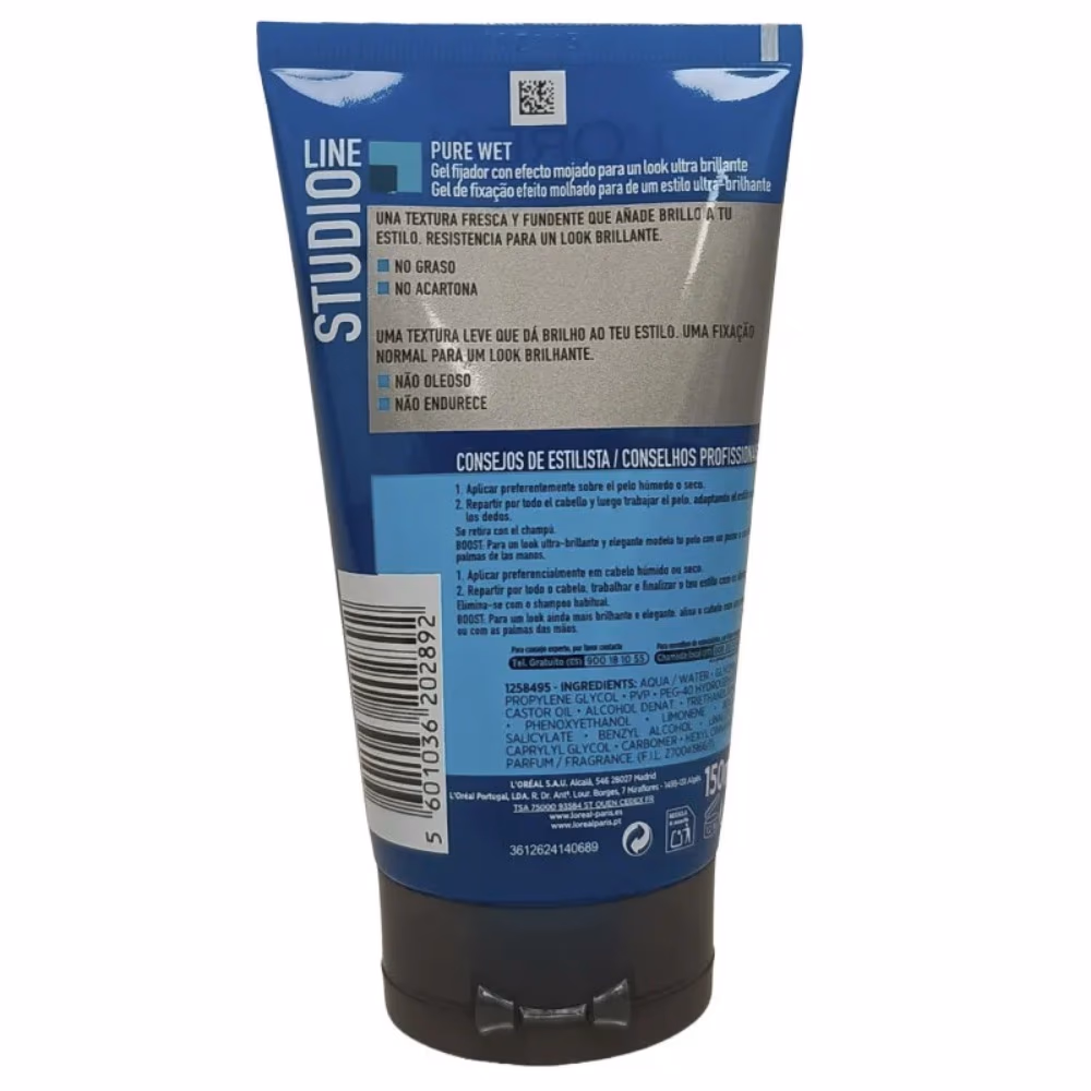 L’Oréal Studio Line Pure Wet 4 Gel 150ml 2