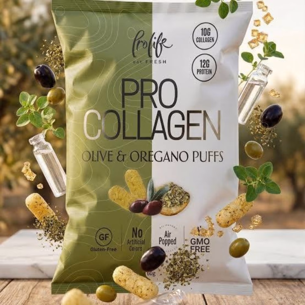 PRO LIFE Pro Collagen Puffs Olive and Oregano 60g 3