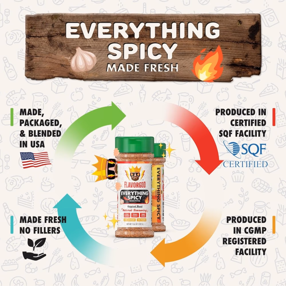 FlavorGod Seasoning  102gm 4