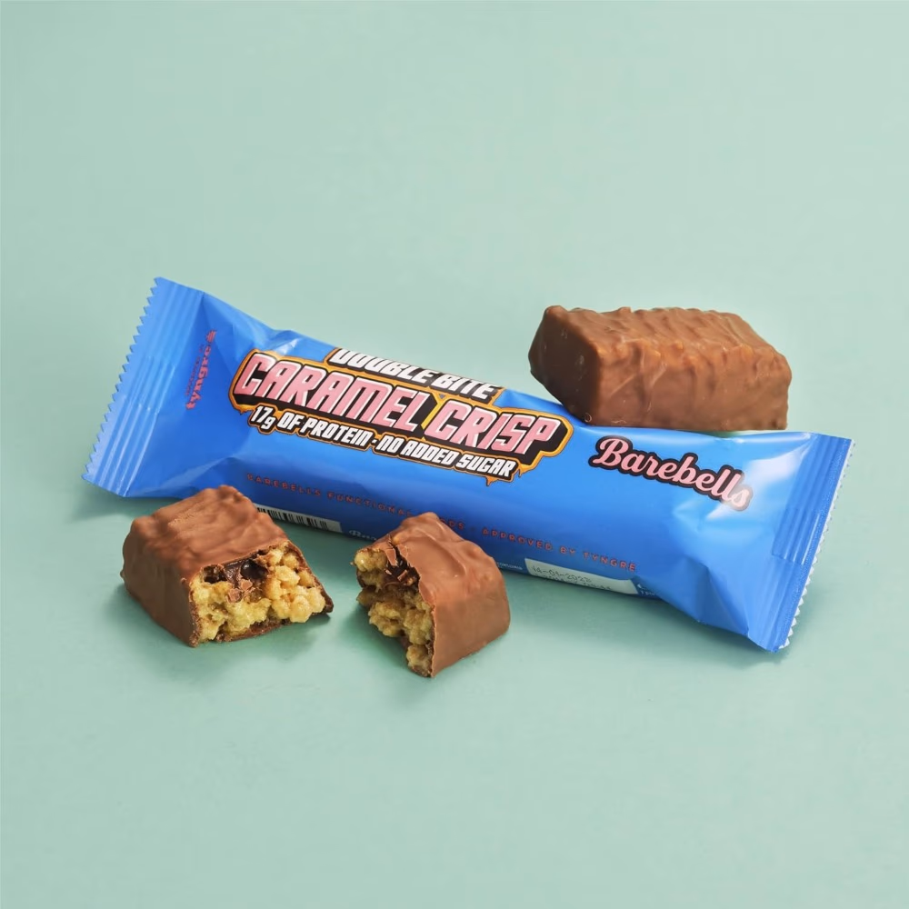 Barebells Double Bite Caramel Crisp Protein Bar - 55g 5