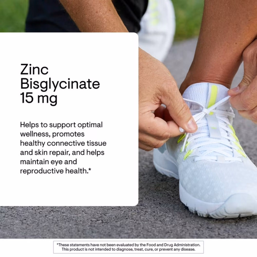 Thorne Zinc Bisglycinate 15mg 60 Capsules 2