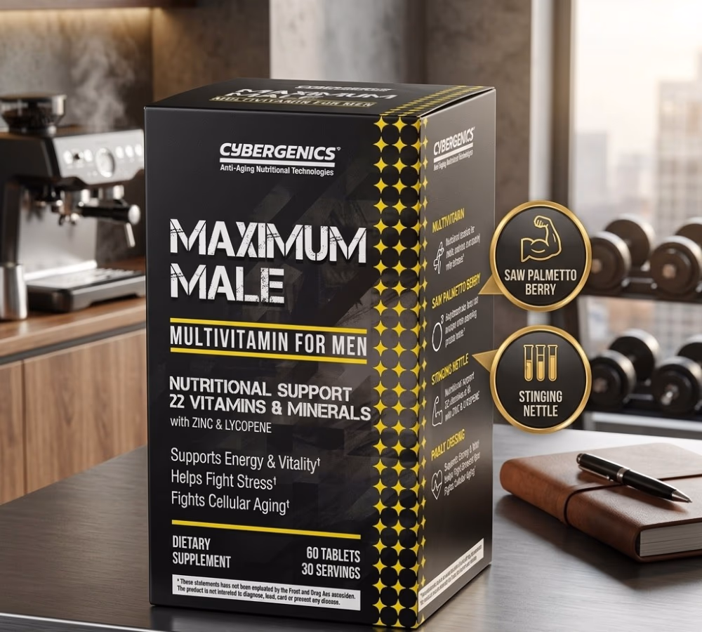 Cybergenics Maximum Male Multivitamin 60 Tablets 3