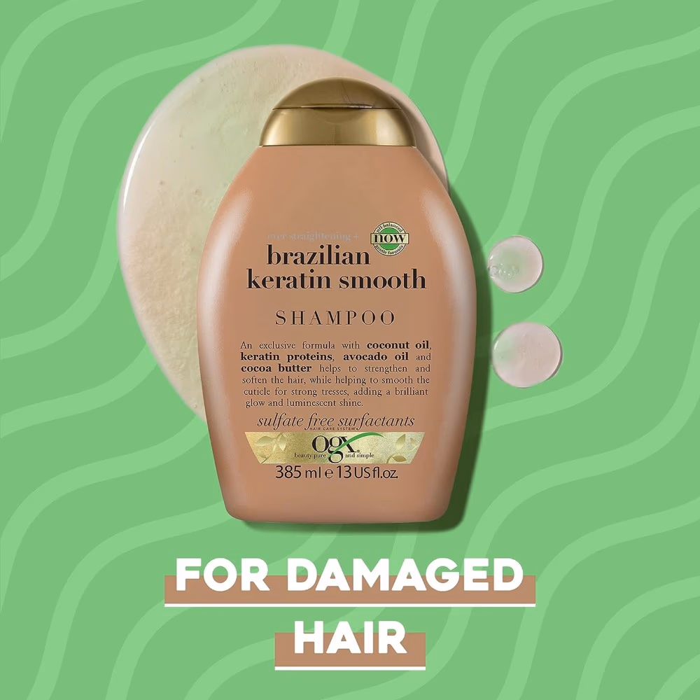 OGX Brazilian Keratin Shampoo 385ml 4