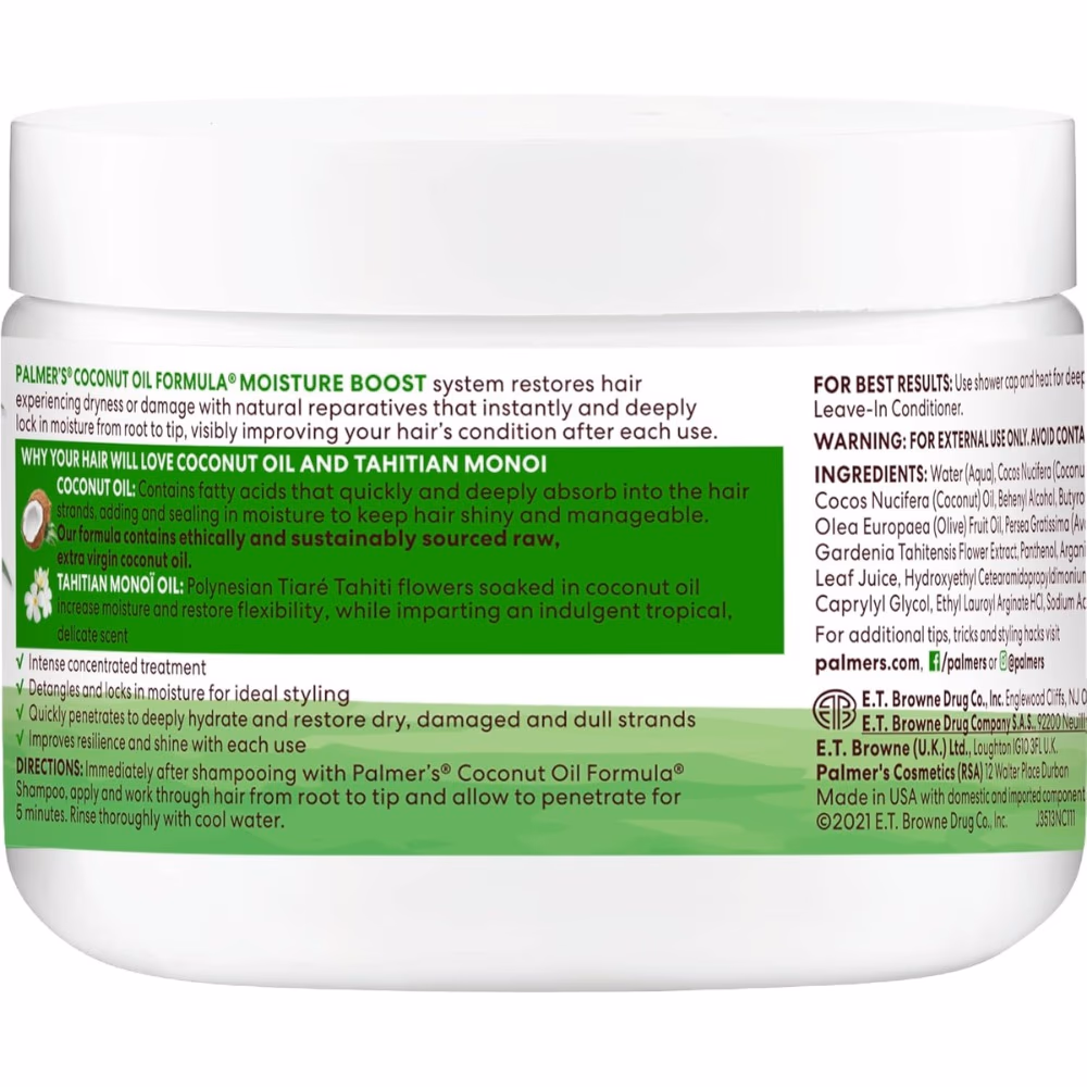 Palmers Coconut Oil Deep Conditioning Protein Pack 340g 2
